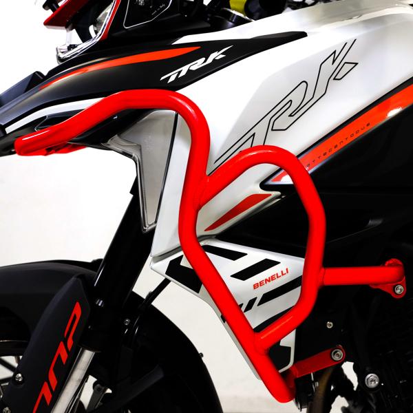Engine guard Isotta red crash bars Benelli TRK702 2023-2024