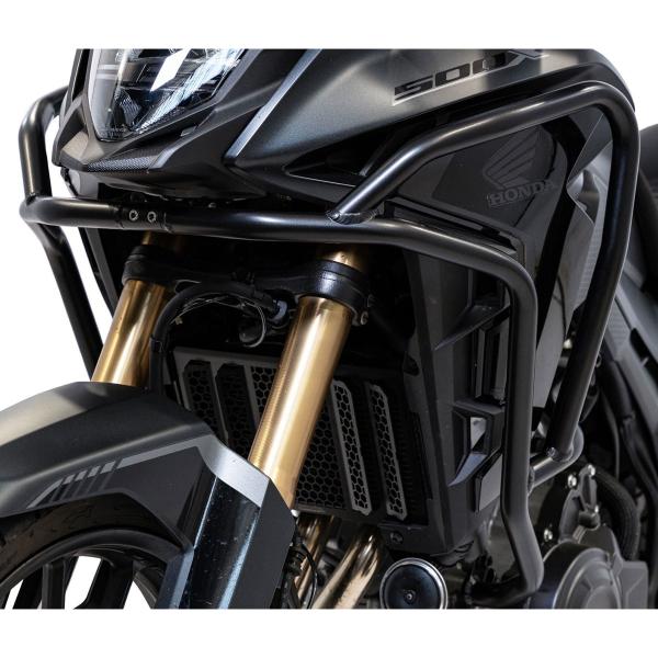 Engine guard Isotta black crash bars Honda CB500X 2019-2023