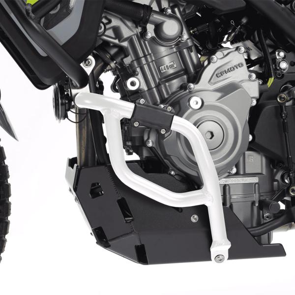 Engine guard Isotta low white crash bars CFmoto MT450 2024