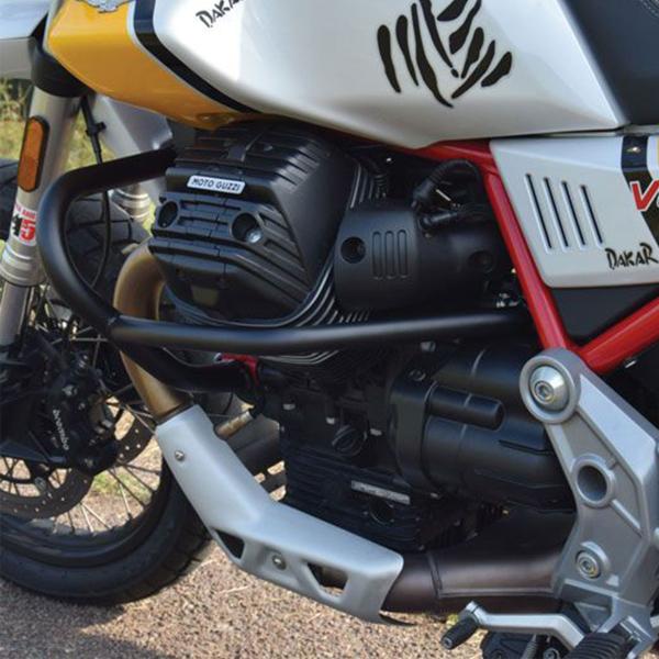 Engine guard Isotta black crash bars Moto Guzzi V85TT 2019-2023