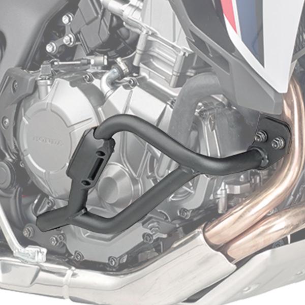 Kappa black tubular crash bars Honda CRF1000L Africa Twin 2016-2017