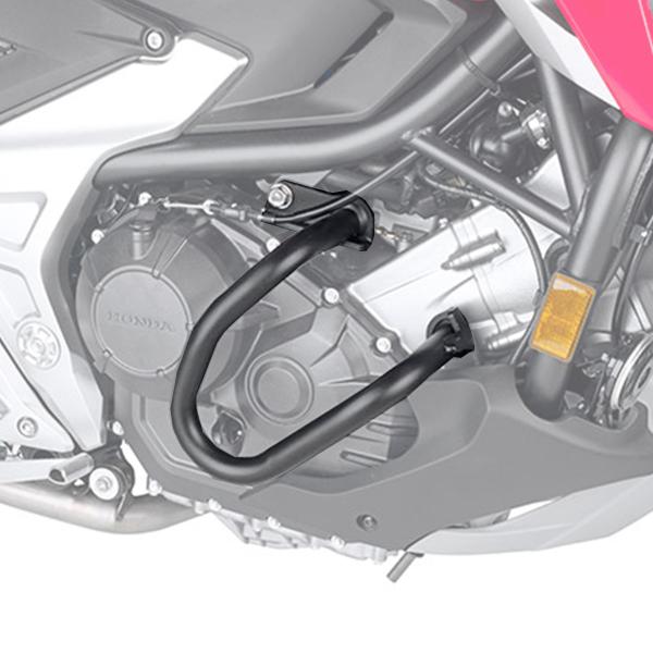 Kappa black tubular crash bars Honda NC750X 2021