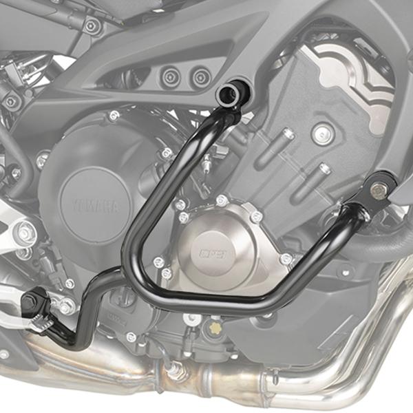 Kappa black tubular crash bars Yamaha MT09 2017-2020