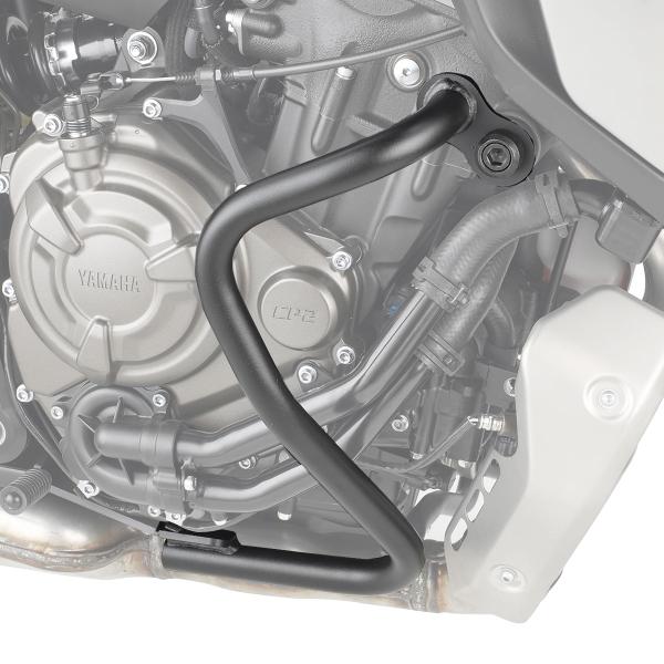 Kappa black tubular crash bars Yamaha Tracer 700 2020-2022