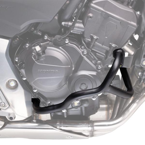 Kappa black tubular crash bars Honda Hornet 600 2007-2010