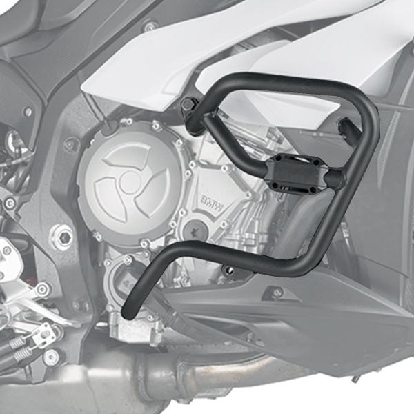 Kappa black tubular crash bars BMW S1000XR 2015-2019