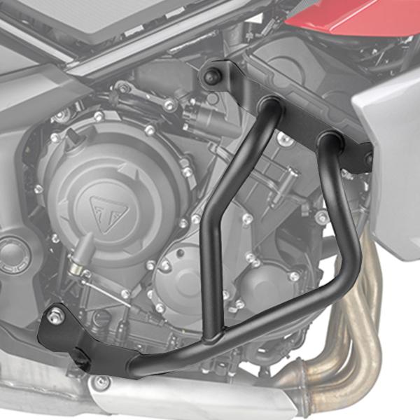 Kappa black tubular crash bars Triumph Tiger Sport 660 2022