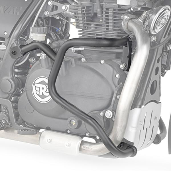 Kappa black tubular crash bars Royal Enfield Himalayan 2018-2020