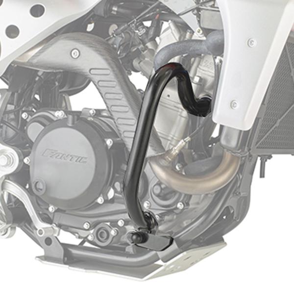 Kappa black tubular crash bars Fantic Motor Caballero Scrambler 500 2018-2022