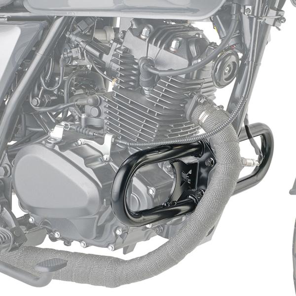 Kappa black tubular crash bars Brixton Cromwell 125 2022