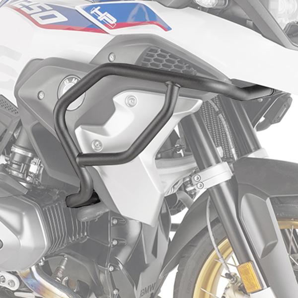Kappa black high tubular crash bars BMW R1200GS 2017-2018