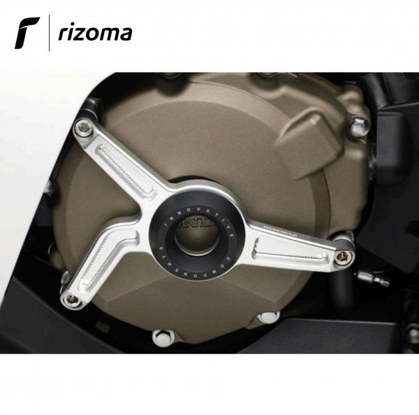 Protezione motore Rizoma Shape colore argento tamponi paramotore per Honda CBR1000RR 2008>2011