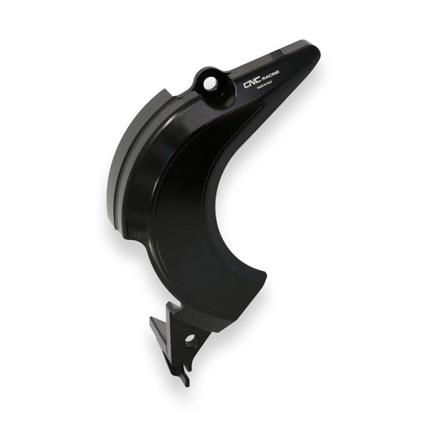Cover pignone CNC Racing alluminio nero Ducati Panigale V4 2018-2024