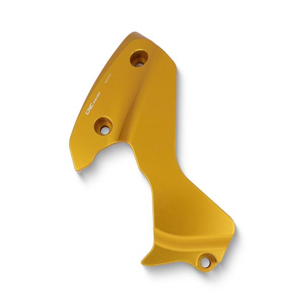 Cover pignone CNC Racing alluminio oro Ducati Monster 937 2021-2024
