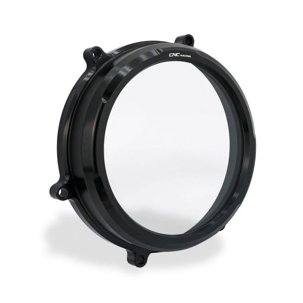 Carter frizione olio trasparente nero CNC Racing Ducati Streetfighter V2 2022-2024