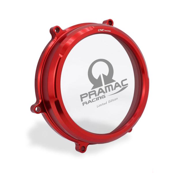 Carter frizione olio trasparente rosso CNC Racing Pramac Ducati Panigale 959 2016-2019