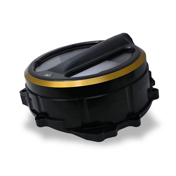 Clear clutch cover CNC Racing black/gold Mv Agusta F3 800 2013-2020