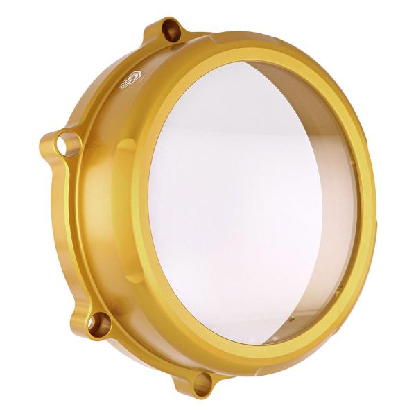 Carter frizione trasparente a secco CNC Racing Oro Ducati Hypermotard 1100 EVO 2010-2012
