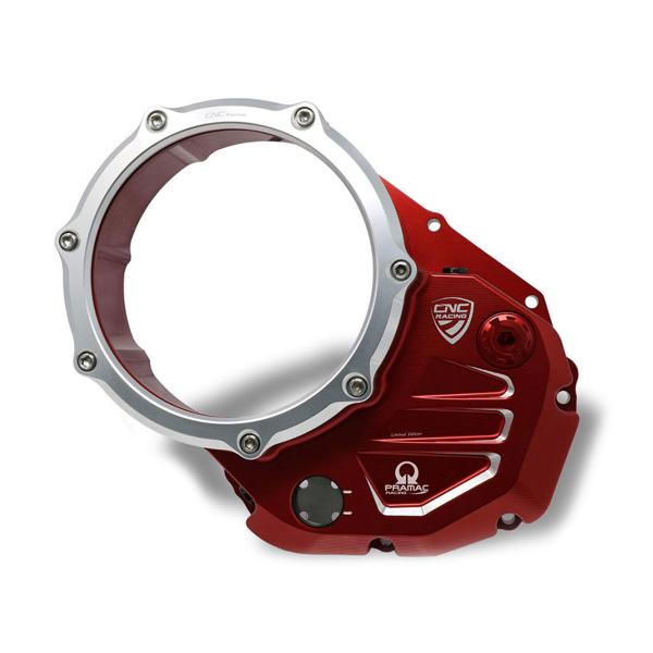 Carter frizione olio rosso/argento CNCRacing Pramac Ducati Multistrada 1200S Touring 13-14