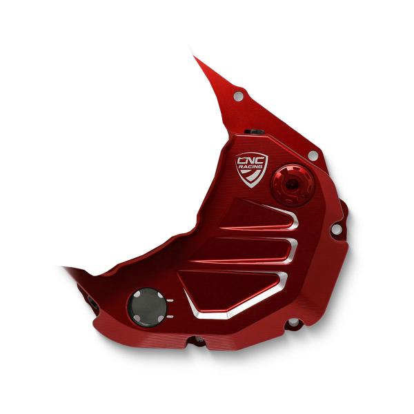 Carter frizione olio alluminio rosso CNC Racing Ducati Hypermotard 796 2010-2012