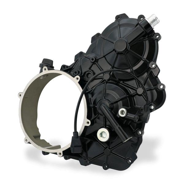 Clear clutch cover CNC Racing black Ducati Streetfighter V4S 2020-2022