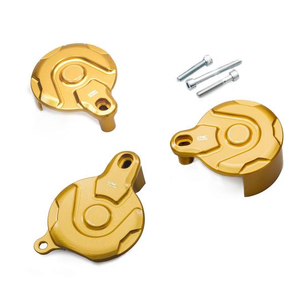 CNC Racing gold kit pulleys cover Ducati Hypermotard 796 2010-2012