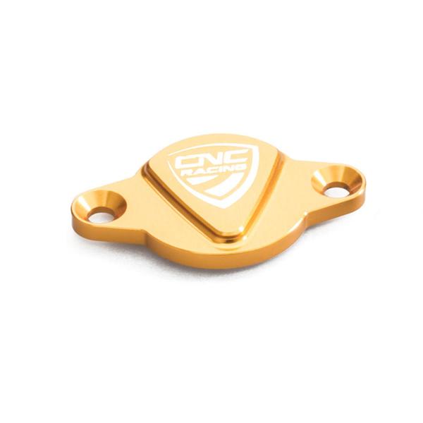 CNC Racing gold timing inspection cover Ducati DesertX 937 2022-2024