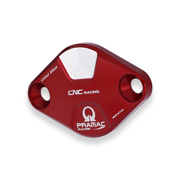 Cover ispezione fase Pramac CNC Racing rosso Ducati Panigale V4S 2018-2024