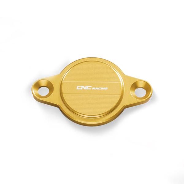 CNC Racing gold Streaks timing inspection cover Ducati DesertX 937 2022-2024