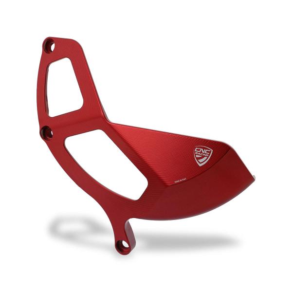 CNC Racing red clutch cover protection Ducati Multistrada 1260 Enduro 2019-2021