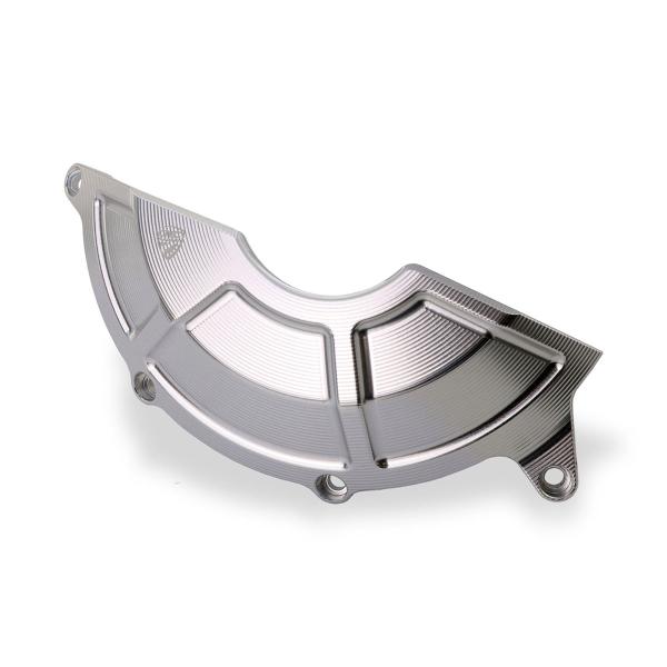 CNC Racing silver RPS clutch cover protection Aprilia RS660 2021-2022