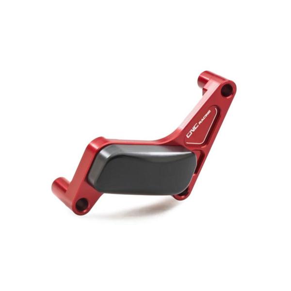 CNC Racing red water pump protection Ducati Hypermotard 821 2013-2015