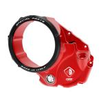 DBK Red/Black Clutch Cover 3D-EVO Ducati Hypermotard 950 2019-2025