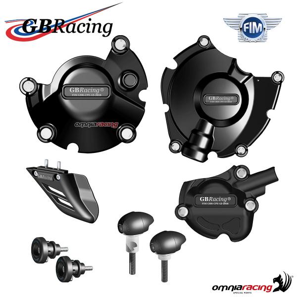 Kit completo protezione motore/telaio/catena GBRacing per Yamaha MT10 2015-2023