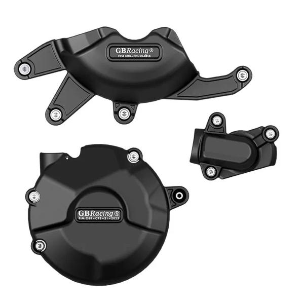 Complete engine crankcase cover protection set GBRacing Ducati Supersport 950 2021-2024