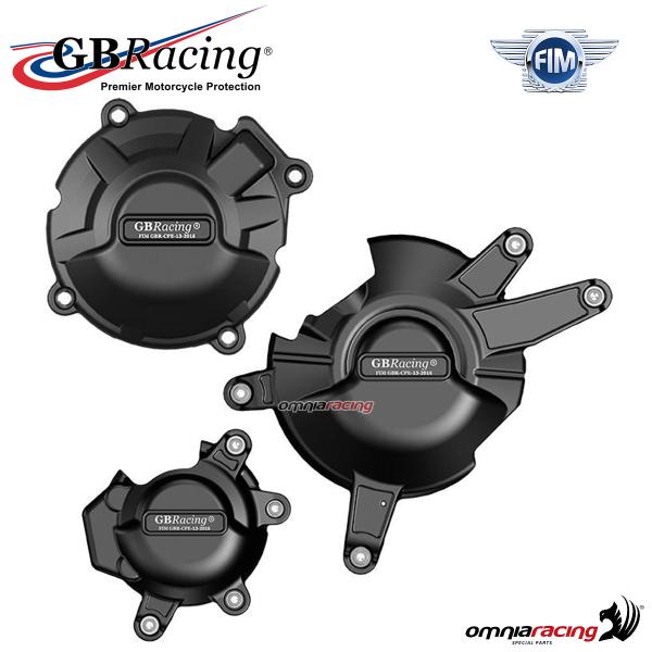 Complete engine crankcase cover protection set GBRacing Honda CBR650R / CB650R 2021-2023