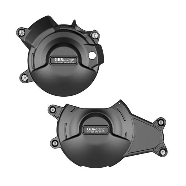 Complete engine crankcase cover protection set GBRacing Yamaha MT07 2025