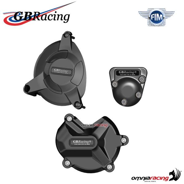 Set completo protezione carter motore GBRacing per BMW S1000R 2014-2016