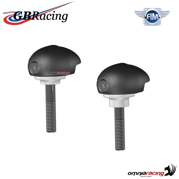 Pair of slider pads for track use GBRacing for Yamaha YZF R1/R1M 2015-2020