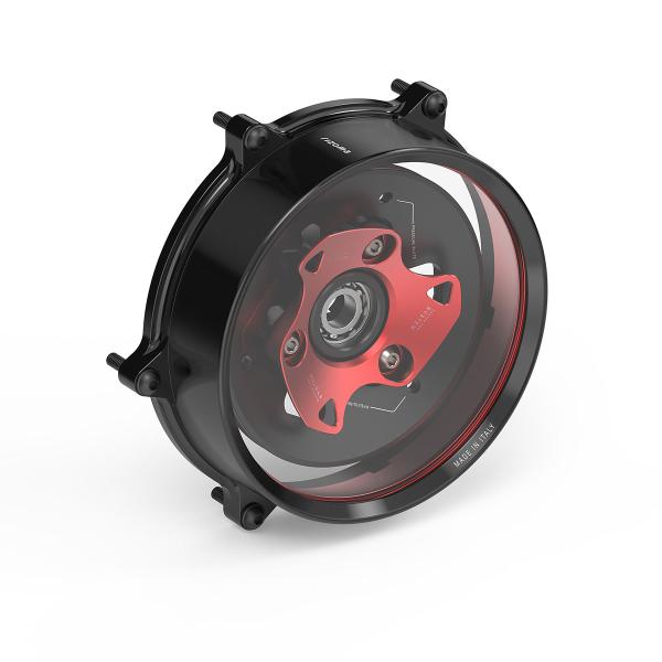 Rizoma red aluminum clutch cover Ducati Panigale V2 2021-2024