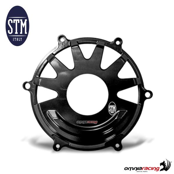 STM dry clutch carter cover Slotted for black color for Ducati Panigale V4