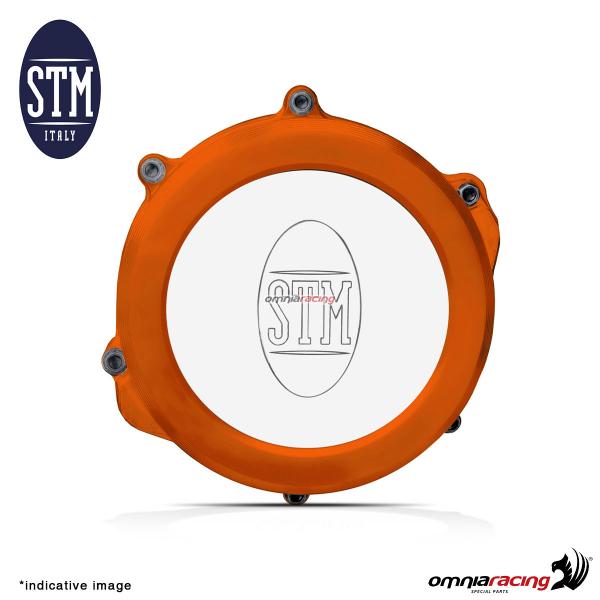 Carter frizione trasparente CLG o Audax STM off-road colore arancione per KTM 250 2019>