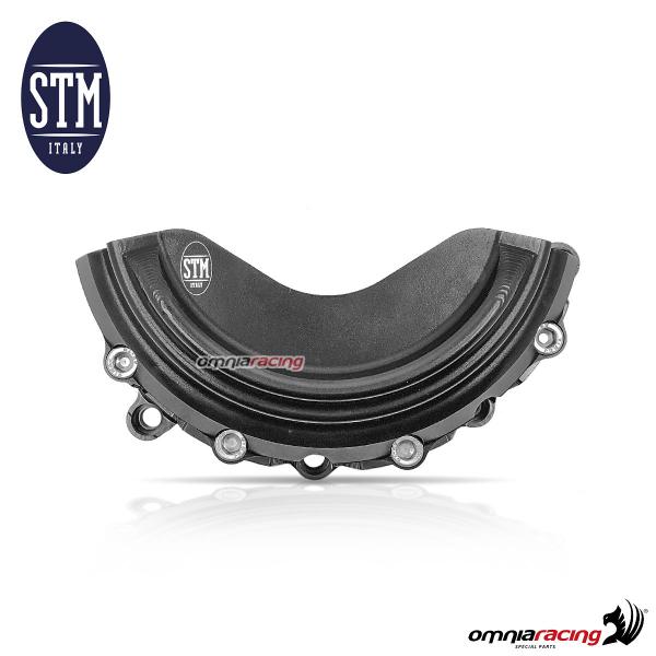 STM cover carter alternatore colore in alluminio nero per Ducati Panigale V4/V4R 2018>
