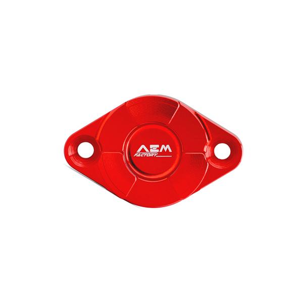 Coperchio ispezione albero motore AEM Nuke ergal red Ducati Panigale V4