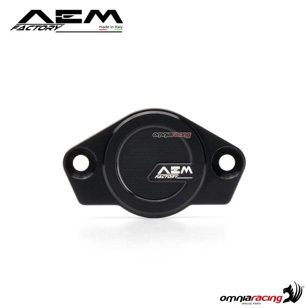 Coperchio ispezione albero motore AEM Linear in ergal nero