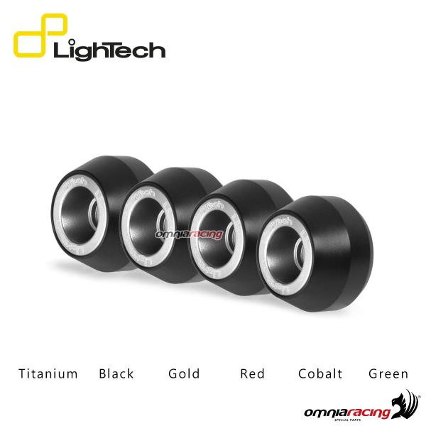 Lightech protezioni asse perni ruota anteriore e posteriore per Yamaha R6 2006>2016