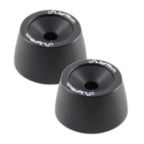 Lightech black front wheel axle protector kit Yamaha MT07 2014-2022