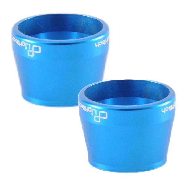 Lightech blue cobalt front rear wheel axle protector kit Yamaha R3 2015-2024