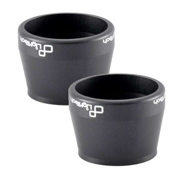 Lightech black front rear wheel axle protector kit Yamaha R3 2015-2024