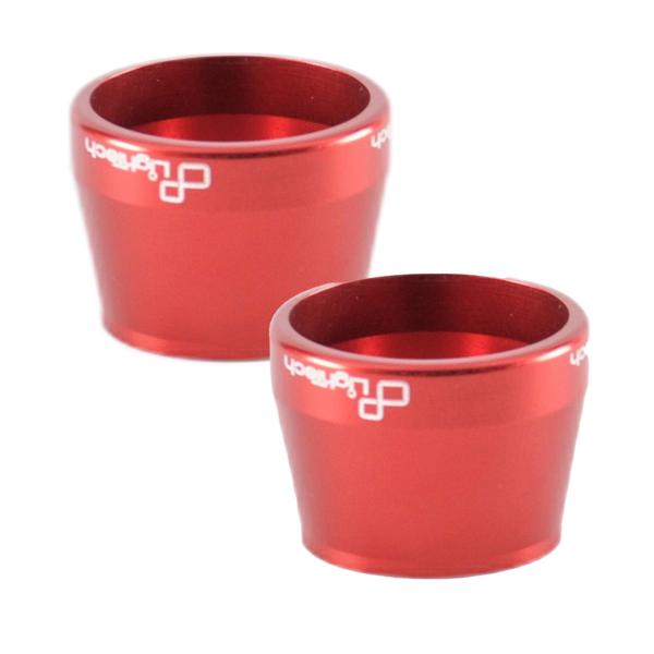 Lightech red front rear wheel axle protector kit Yamaha R3 2015-2024